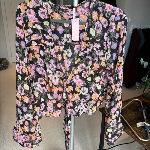 Free People Maybel blouse size M - Picture 3 of 4